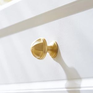 Goud Messing Knoppen Voor Meubels Handgrepen Koperen Deurknoppen Handgrepen Voor Kasten En Laden Moderne Garderobe Keuken Kast Trekt