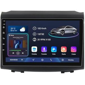 Android 14 10 inch touchscreen autoradio 2 DIN voor JAC Refine S3 2013-2016 met CarPlay & Android auto stuurbediening GPS navigatie AHD achteruitrijcamera Bluetooth (YS30 (4+64G))