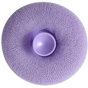 Badsponzen for volwassenen, badspons, mesh poef badspons, schuim Loofah spons (Size : Violet)