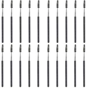 20 STKS Wimperborstel Draagbare Wenkbrauw Herbruikbare Wimper Zwarte Wimper Kam Voor Wimper Extension En Wenkbrauw