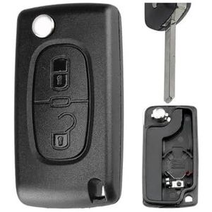 Sleutelbehuizing - Flip Afstandsbediening - Voor Citroen C2 C3 C4 C5 C6 Xsara