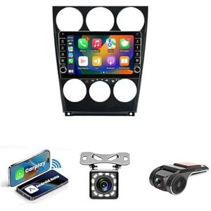 Android 14 2 DIN Autoradio Stereo 9 inch Screen voor Mazda 6 2004-2015 GPS Navigatiesysteem FM AM RDS DAB+ Radio Carplay Android Auto Qualcomm BT 5.0 Dolby DTS(NF-6 8Core 8+128G)