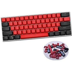 Keycaps, 61 keycaps, backlight PBT keycaps voor Ducky / GH60 / RK61 / ALT61 keyboard toetsen (keyboard