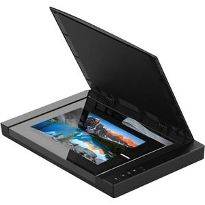 Scannen van A3-documenten, 2400 DPI snelle grootformaat flatbedscanner, LED-lichtbron, OCR-tekstherkenning/automatisch bijsnijden, for kantoor, scholen en onderwijsondersteuning.