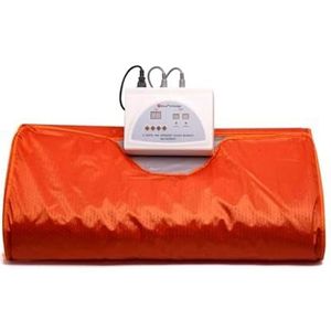 Professione infraroodverwarming saunadeken, afvaln Home Spa vetverbranding afslankende saunadeken, fitness-detox-therapiedeken,Saunasessies thuis(Orange)