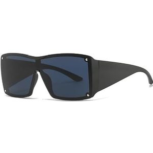 Modieuze zonnebrillen uit één stuk, gepersonaliseerde zonnebrillen in INS-stijl, veelzijdige zonnebrillen (Kleur : C1)