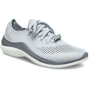 Crocs 206705 Literide 360 Pacer Sneakers, Effen, Lichtgrijs/Slate Grey, 4 UK