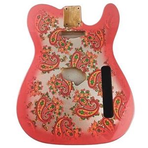 gitaar lichaam Roze Elektrische Gitaarbody 2 Spell Elzenhout Hoogwaardig Product