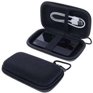 foto-kontor Beschermhoes voor TP-Link M7350 / M7200 / M7000 / M7010 Wi-Fi Mobiele Router Hoes Case Cover Zwart