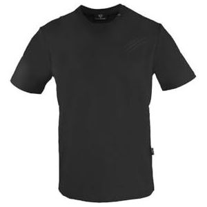 Plein Sport Zwart katoenen T-shirt voor heren, zwart, XL