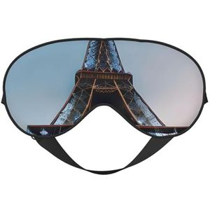 sttung Parijs Eiffeltoren Print Travel - Friendly Sleep Soft Eye Mask: Compact, lichtgewicht, verstelbare riem