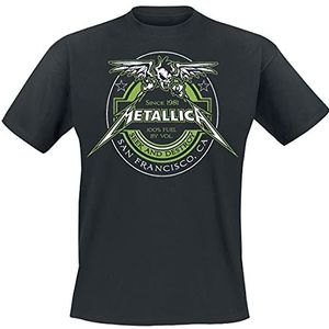 Metallica 100% Fuel - Seek And Destroy T-shirt zwart 3XL 100% katoen Band merch, Bands