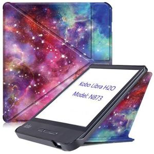 Kobo - Libra H2O - E-reader Hoes - 7 inch - Ultra Slim - Lichtgewicht - Lederen Case