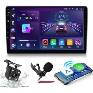 Android 14 Autoradio Navi voor L-ADA Granta 2011-2018 9 ""Screenradio met draadloze carplay Android Car GPS Navigatieondersteuning Bluetooth 5.0 HIFI FM 5G-WiFi SWC MIC-camera,M500s