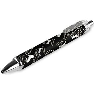 Time To Be Eenhoorn Custom Pennen Balpen Intrekbare 0.5mm Fijne Punt Zwarte Inkt Schrijven Pennen Voor Office Home 1 STKS