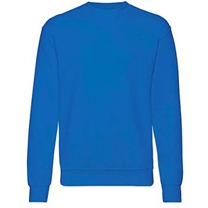 Fruit of the Loom Sweatshirt met aangezette mouwen, blauw-koningsblauw, M
