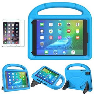 SUPLIK Kids ShockProof Veilige EVA Foam Case Handle Cover met standaard voor iPad Mini 1 2 3 Blauw
