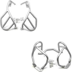 bagagedrager Voor R1200GS Motorfiets Crash Bar Highway Motor Tank Beschermingshoes Bumper Frame Beschermer Voor BMW R 1200 GS 2008-2012 Motorfiets bagagedrager(Silver-1 Set)
