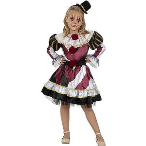 Funidelia | Enge Clown Kostuum voor meisjes Clowns, Halloween, Horror - Kostuum voor kinderen Accessoire verkleedkleding en rekwisieten voor Halloween, carnaval & feesten - Maat 10-12 jaar