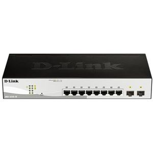 D-Link - Dgs-1210-10P - Gigabit Smart Managed Switch - Inclusief 2X SFP Poort - 65W PoE Budget