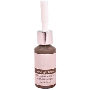 Wenkbrauw make-up - Lichtbruin - Permanente Pigment - 10ml