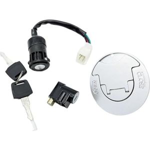 Voor Bashan 200cc BS200 BS200-6-7 ATV Quad Contactslot Met Brandstoftankdop Motorfiets Contactslot