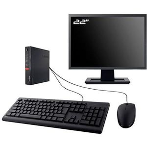 LENOVO PC M910q Tiny Display 22 inch Intel I5-6500T RAM 8 GB SSD 960 GB W11 WiFi (gereviseerd)