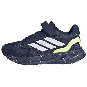 adidas Uniseks-Kind RUNFALCON 5 SHOES KIDS, dark blue/ftwr white/hi-res yellow, 28 1/2 EU