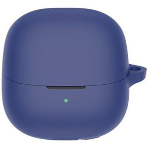 Voor Xiaomi buds 5 hoofdtelefoon case Siliconen hoesje Drop-proof en stofdichte hoofdtelefoon case (Donkerblauw)