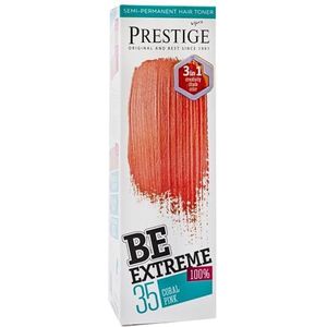 Be Extreme Toner semi-permanente voor haar kleur 35 Coral Pink zonder ammoniak, peroxide en PPD