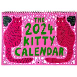 Kitty Kalender 2024 - Kitten Hangbare Maandelijkse Wandkalender | Januari 2024 - December 2024 12 Maanden Wandkalender Planner Planner | Katten Wandkalender 2024 Familieplanner Kalender, Geschenken