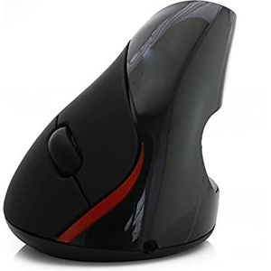 Tutoy Wowpen-Joy Human Body Engineering Verticaal Draadloos Opladen Foto-elektrische Muis Zwart