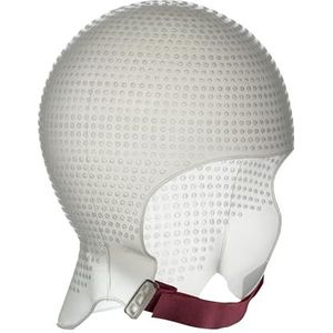 DOMPEL Sparta 2,4K siliconen highlight haarkap kleur wit | perfecte highlights | 2400 strategisch geplaatste gaten | gebogen ontwerp voor een perfecte pasvorm | Herbruikbare siliconen dop met metalen