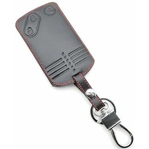 Autosleutel beschermhoes Leren Sleutelhoesje Sleutelhoes Voor 3 5 6 8 M8 CX-7 CX-9 3 Knoppen Smartcard Smart Skin Beschermhoes Autoportemonnee Sleutel Shell