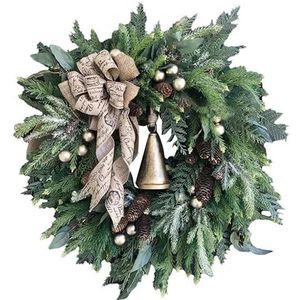 Kerst Kransen Op De Deur Kunstmatige Krans Deur De... – Grandado