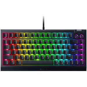 Razer BlackWidow V4 X Yellow Switch mechanisch gamingtoetsenbord, zwart
