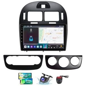 Android 13 Autoradio 2 DIN Compatibel met Kia Cerato 1 LD 2004-2008 9 Inch Touchscreen Carplay en Android Auto met Bluetooth 5.0/FM RDS/Bediening op het stuur/Achteruitrijcamera(NF-7)