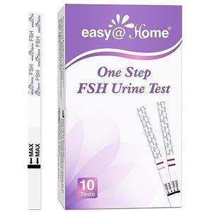 Easy@Home 10 FSH-teststrips: snel visueel resultaat voor kwalitatieve FSH-detectietest voor menopauze