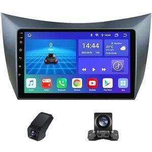 Autoradio 2 Din Bluetooth met Carplay en Android Auto,geldt voor Lifan Smily 320 2008-2015 9 inch met touchscreen stereo auto ondersteunt stuurbediening Achteruitrijcamera(NF-2)