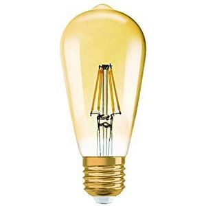 OSRAM LED lamp | Lampvoet: E27 | Warm wit | 2500 K | 7 W | helder | Vintage 1906 LED DIM [Energie-efficiëntieklasse A+]