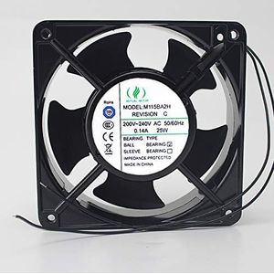 LMNCBVYA MUTUAL MOTOR M115BA2H 120mm Cooling Fan - 200/240V 0.14A 25W 2-Wire High-Performance Fan for Efficient Cooling