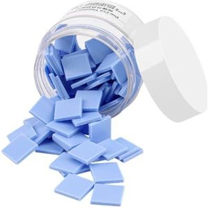 100pcs/50Pcs Silicone Thermische Geleidende Stootkussen 12x12mm voor CPU GPU Koeling