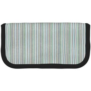gopoo Verticale Strepen Leuke Canvas Potlood Pouch - Georganiseerde Opslag voor Reizen & Dagelijks Gebruik Etui, Make-up Pouch