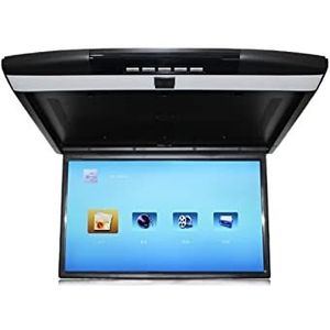 Draagbare dvd-speler voor videospelers op hoofdsteunen in auto's Auto Dak Mount Monitor 17 Inch HD Lcd-scherm Auto Video Player MP5 Display 1080 P Auto Plafond TV USB FM HDMI Speaker Link met HD-roter