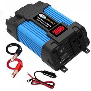 Auto-Omvormer, 300 W/500 W Omvormer DC Naar AC Converter, auto Inverter Adapter Power Converter for RV Truck auto Zonnestelsel Reizen Camping, Spanningsconversie(B500)