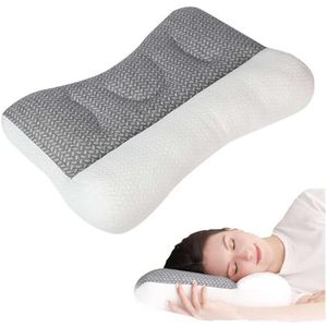 HINNVCL Kussen voor slaapapneu orthopedisch diep slaapkussen, Pro Ease slaapapneukussen, ergonomisch kussen voor nek en schouder, kussen voor zij-, rug-, buikslapers