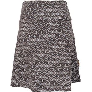 GURU SHOP A-lijn rok van biologisch katoen, minirok, dames, taupe, 42