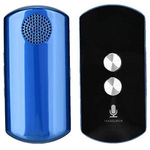VDLLQYN, Tweeweg WiFi 42 talen 2,4 inch Bluetooth-taalvertaalapparatuur for reizen Zakelijk leren Winkelen, blauw nodig Efficiëntie nodig,Vertaler(Blue)