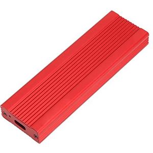 M.2-behuizing, 10 Gbps LED-indicator Aluminiumlegering USB 3.1 SSD-behuizing voor 2280 Mm (Rood)