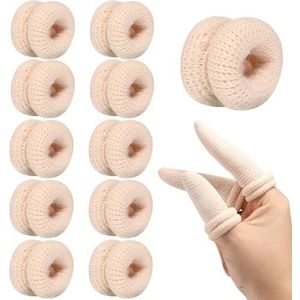 10 stuks vingerverband kinderbed, duimverbanden, ademend buisvormig vingerkraamverband, vingerbeschermers voor werk, keuken, fitness